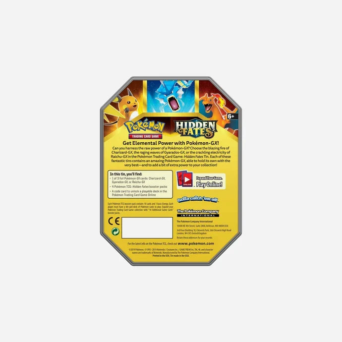 Pokémon TCG Hidden Fates Charizard Tin (EN)