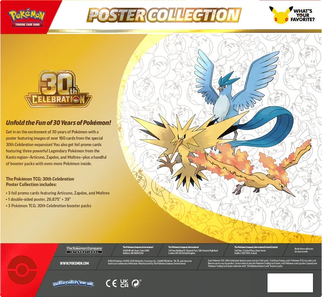 Pokémon TCG: 30th Celebration Poster Collection (EN)