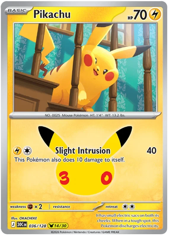 Pokémon TCG - 30th Celebration Booster Pack 1 pc {EN}