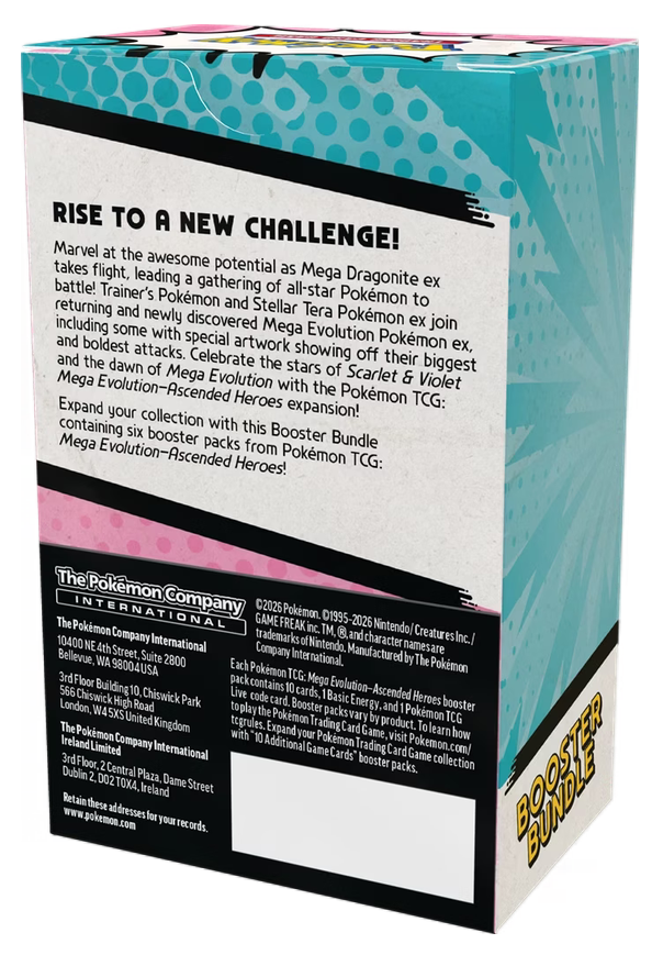 Pokémon Mega Evolution: Ascended Heroes Booster Bundle (EN)