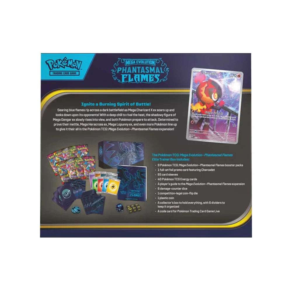 Pokémon Mega Evolution: Phantasmal Flames Elite Trainer Box (EN)
