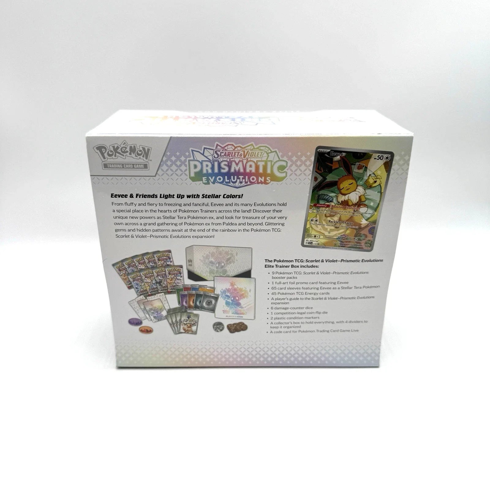 Pokémon Scarlet & Violet: Prismatic Evolutions Elite Trainer Box (EN)